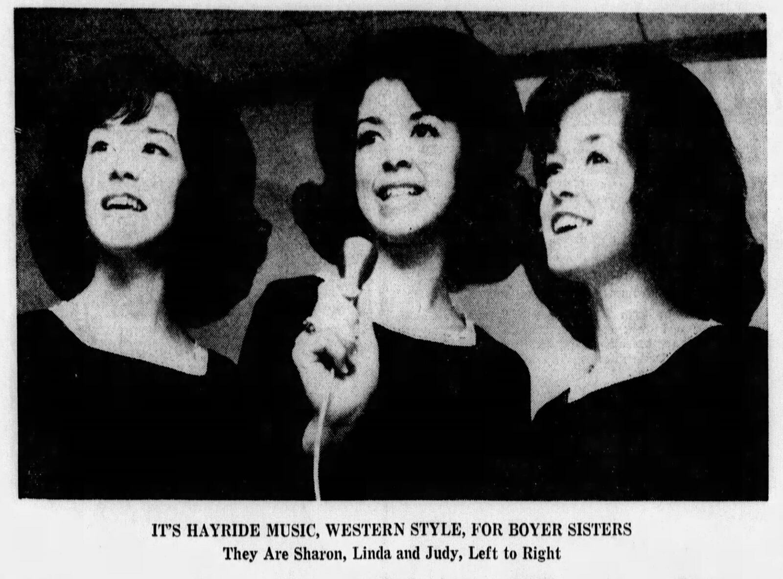 Jan. 2, 1968: Boyer Sisters go for "That" music, now. DAYTON DAILY NEWS ARCHIVES