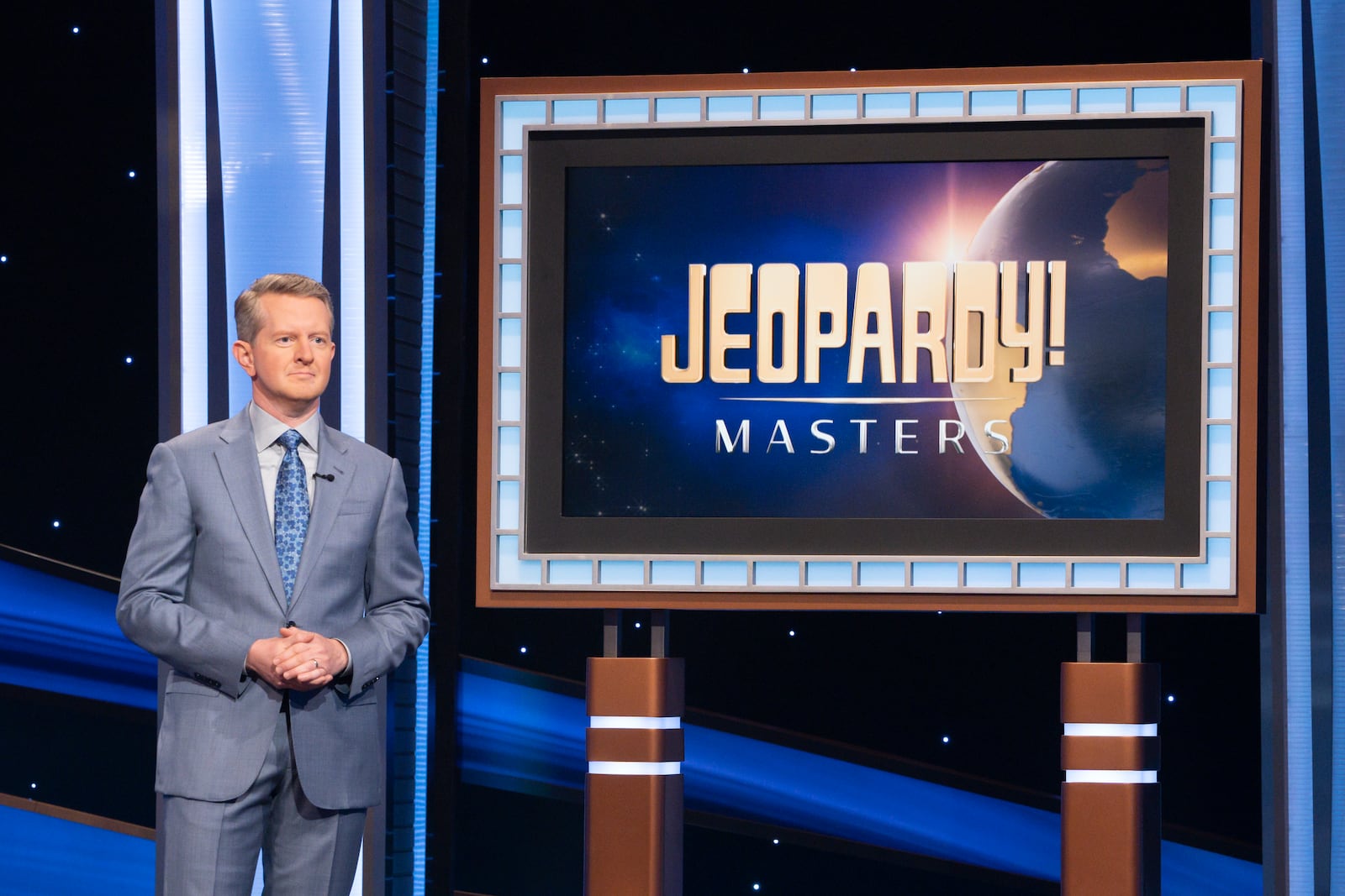 JEOPARDY! MASTERS - ÒSemifinals 1 & 2Ó - The ÒJeopardy! MastersÓ semifinal rounds commence with Amy Schneider, James Holzhauer, Victoria Groce and Yogesh Raut competing for their place in the championship game and the chance to claim the $500,000 grand prize. FRIDAY, MAY 17 (8:00-9:01 p.m. EDT) on ABC. (Disney/Eric McCandless) 
KEN JENNINGS 