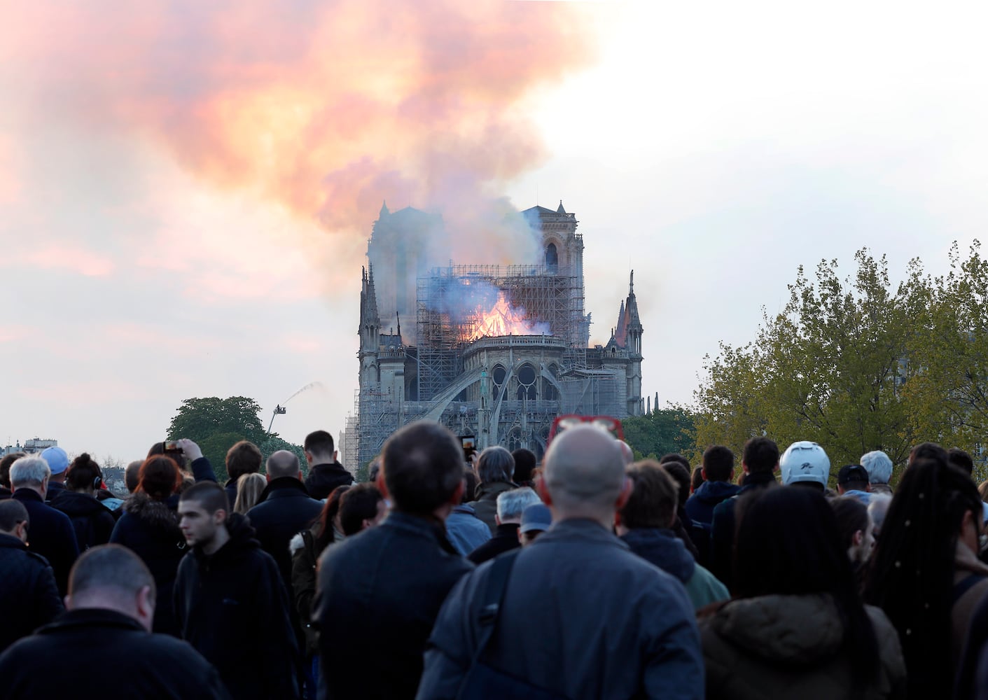 Photos: Paris’ Notre Dame Cathedral on fire