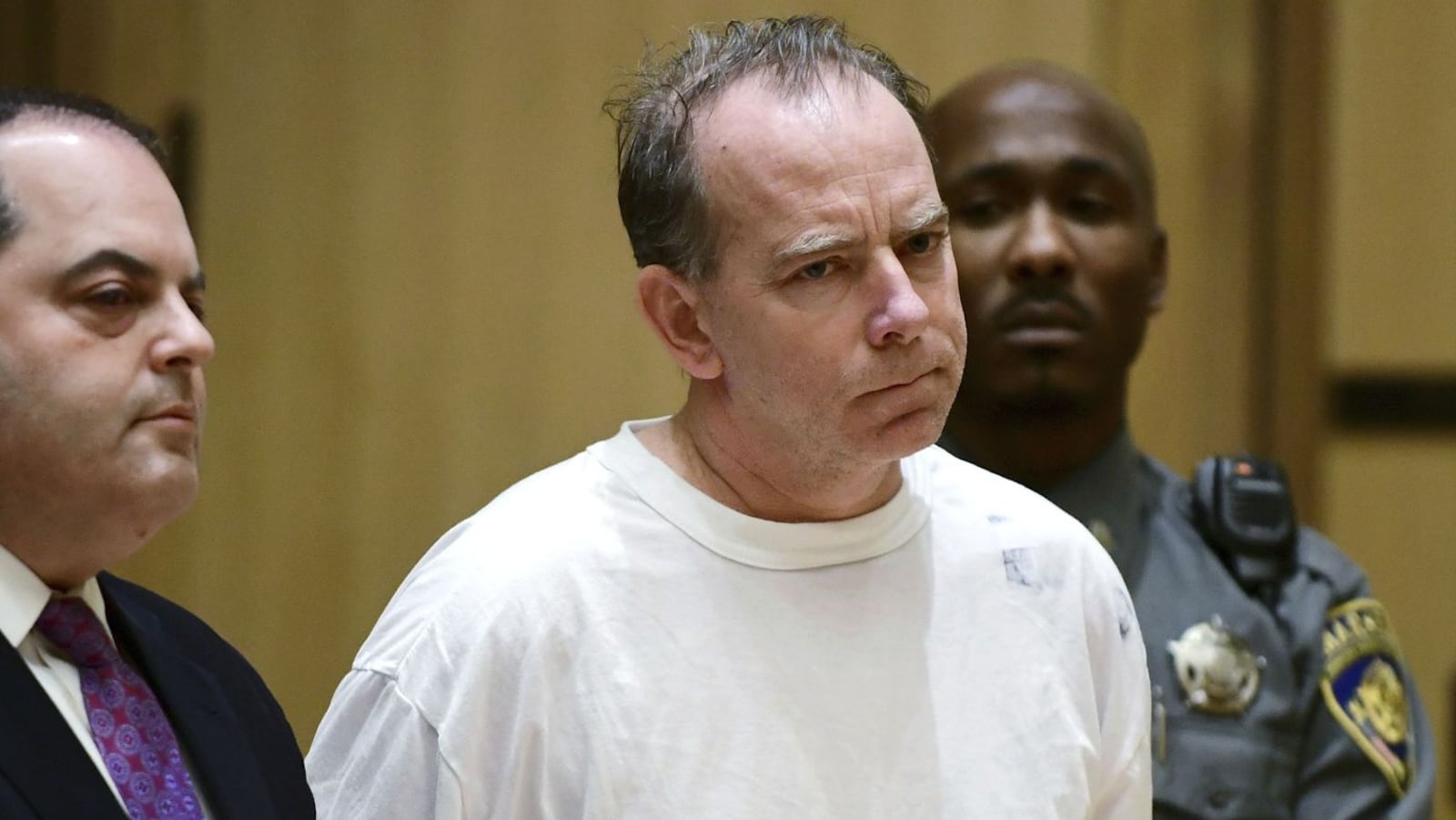 Kent Mawhinney, 54, is seen in court Wednesday, Jan. 8, 2020, in Stamford, Conn. Mawhinney, an attorney, is charged with conspiracy to commit murder in the disappearance and presumed death of a friend’s estranged wife, Jennnifer Dulos, 50, of New Canaan. Dulos was last seen alive May 24, 2019, as she dropped her children off at school. Kent Mawhinney, 54, is seen in court Wednesday, Jan. 8, 2020, in Stamford, Conn. Mawhinney, an attorney, is charged with conspiracy to commit murder in the disappearance and presumed death of a friend’s estranged wife, Jennnifer Dulos, 50, of New Canaan. Dulos was last seen alive May 24, 2019, as she dropped her children off at school. (Erik Trautmann/Hearst Connecticut Media via AP)