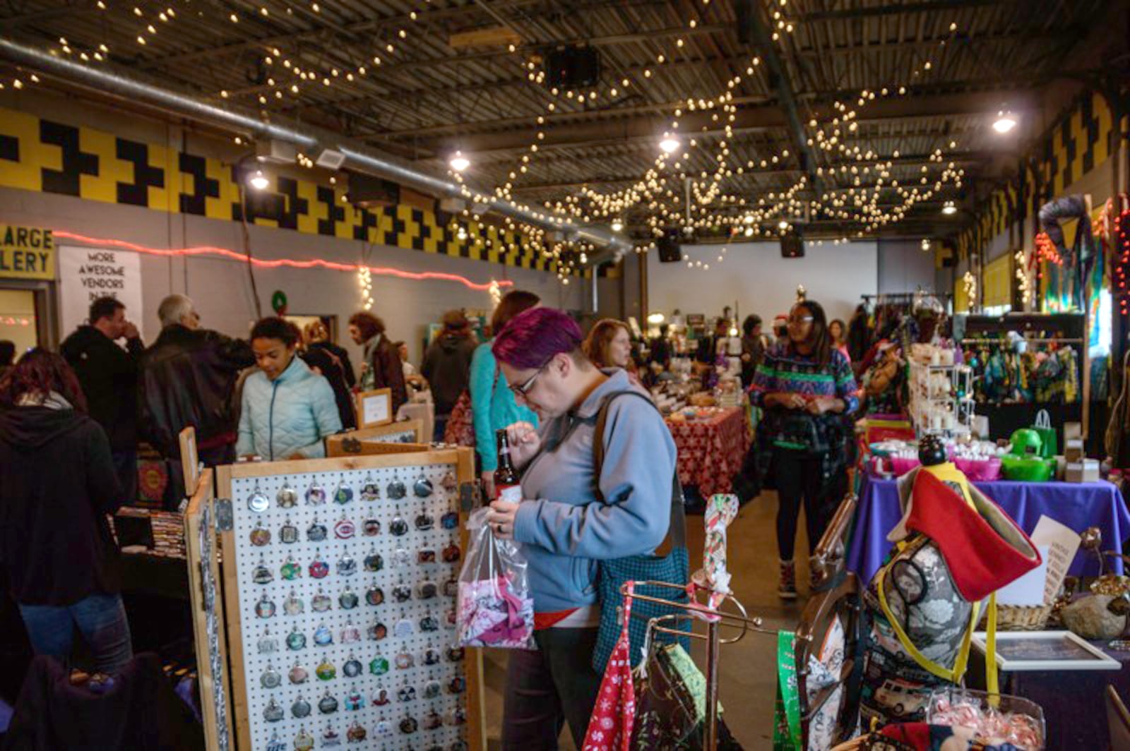 Neon Llama Creations, Barmaid Soap Company, Finders Retro are among the local artisans at Handmade Holiday at Yellow Cab Tavern in Dayton on Friday and Saturday, Dec. 2 and 3. TOM GILLIAM/FILE