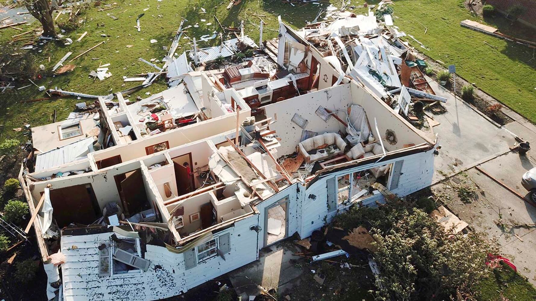 Photos: Tornadoes sweep through Ohio's Miami Valley, causing injuries, destruction