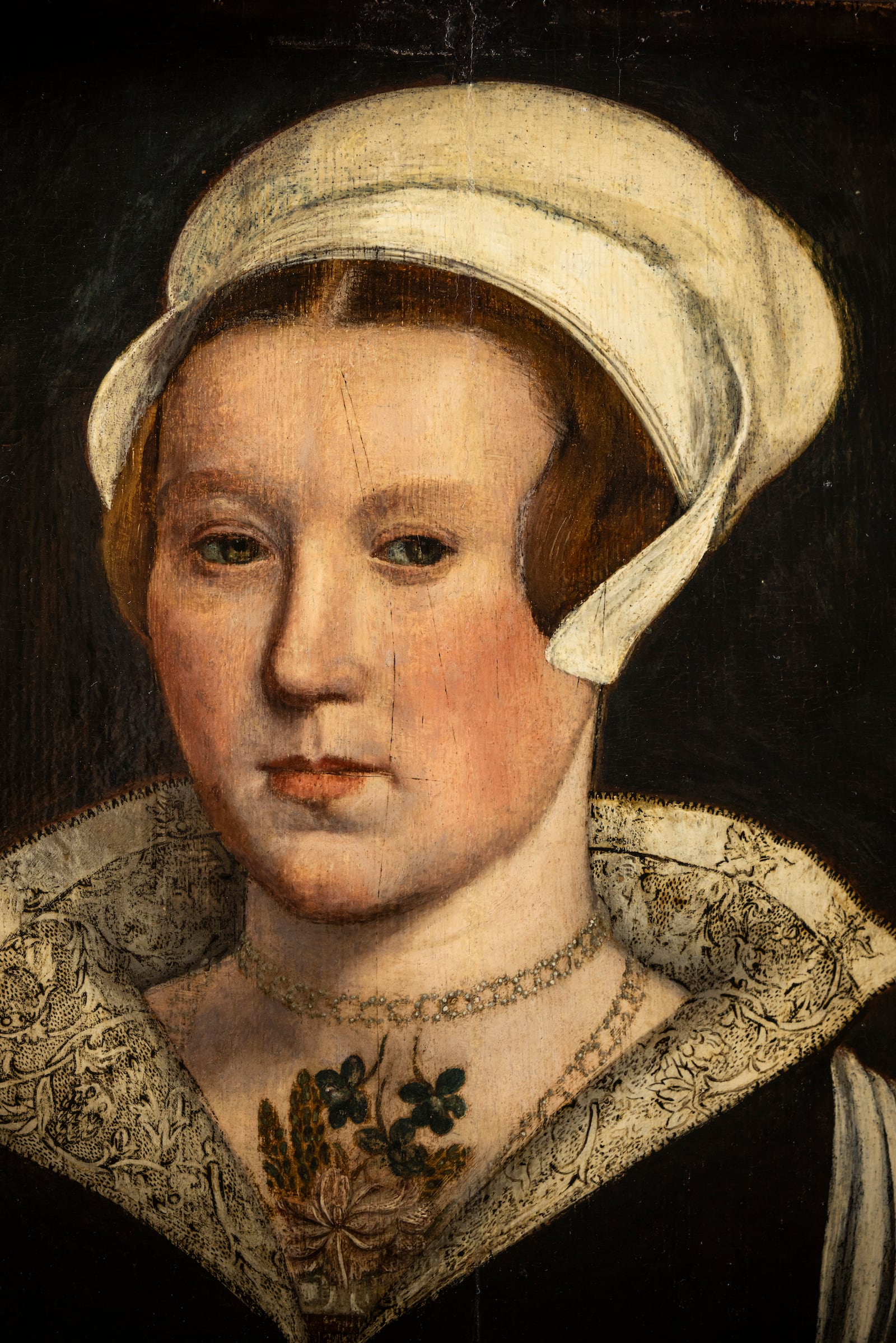 This undated photo provided by the English Heritage, shows a portrait believed to be of Lady Jane Grey. (English Heritage via AP)