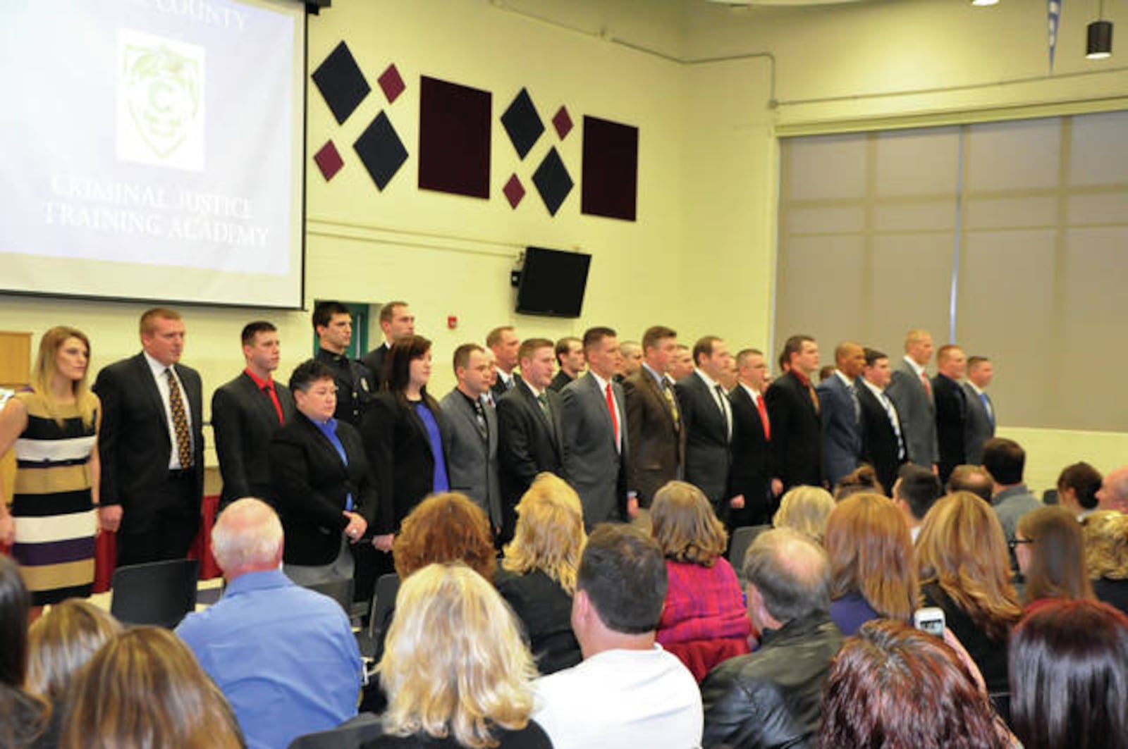 Completion of the basic training program allows graduates to test to become certified law enforcement officers in Ohio. Others were recognized at the ceremony as well, including cadets receiving special awards and academy graduates recently involved in critical situations.