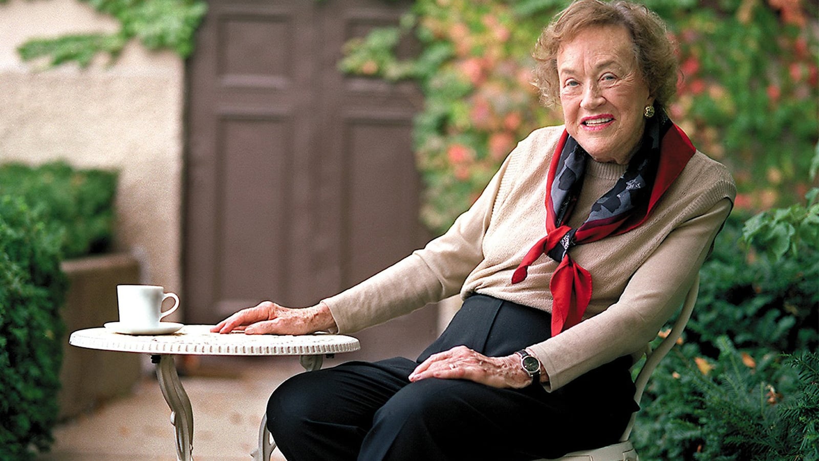 Legendary television chef Julia Child has been teaching American to cook for years and is still at it as she celebrates her 90th birthday. She is shown here in 1999. (J. KYLE KEENER/DETROIT FREE PRESS/TNS)