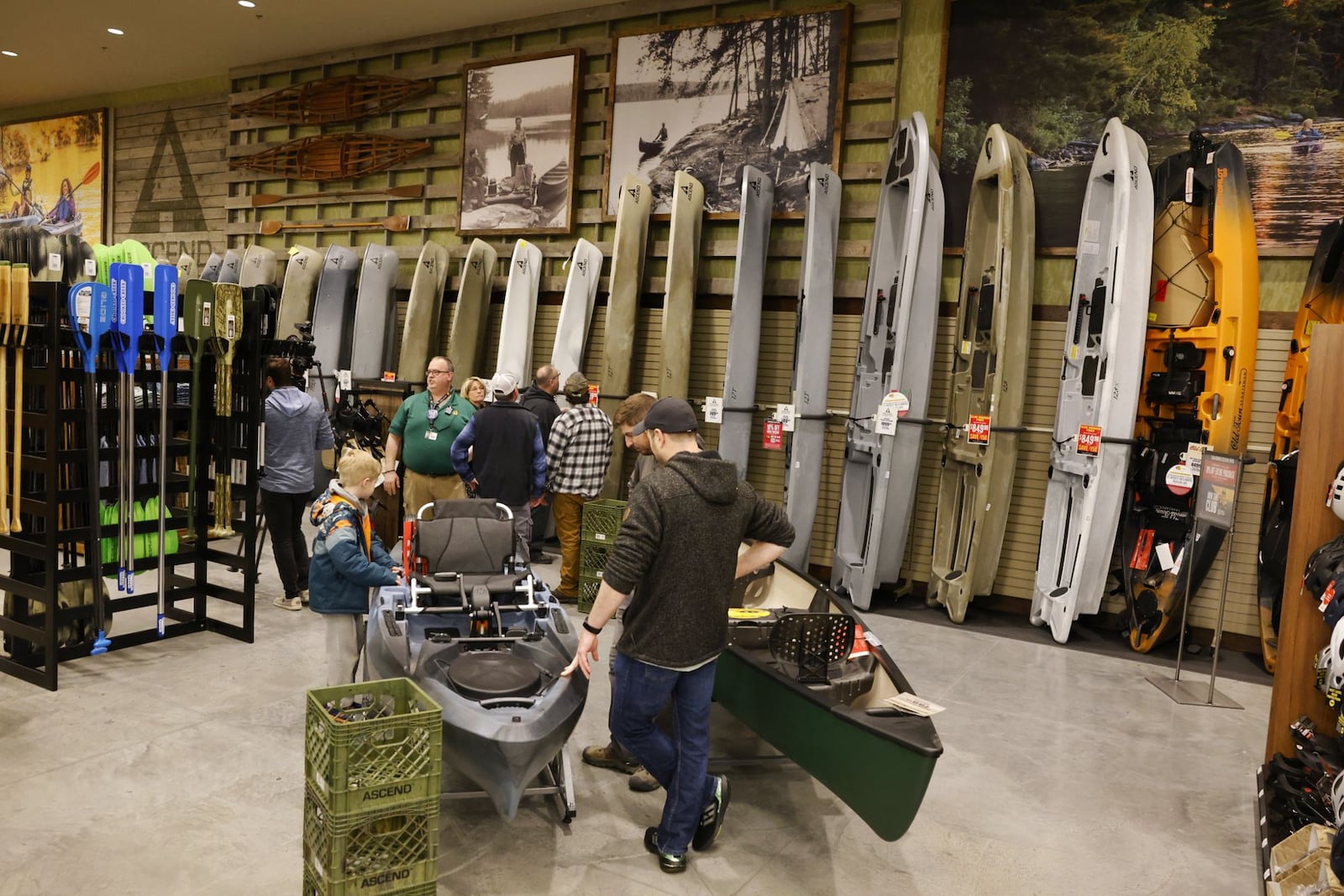 Bass Pro Shops celebrates the grand opening of their new store Wednesday, Feb. 21, 2024 in West Chester Township. NICK GRAHAM/STAFF