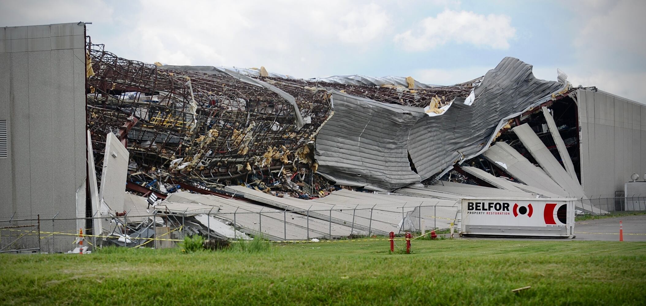 Storm damage after tornadoes