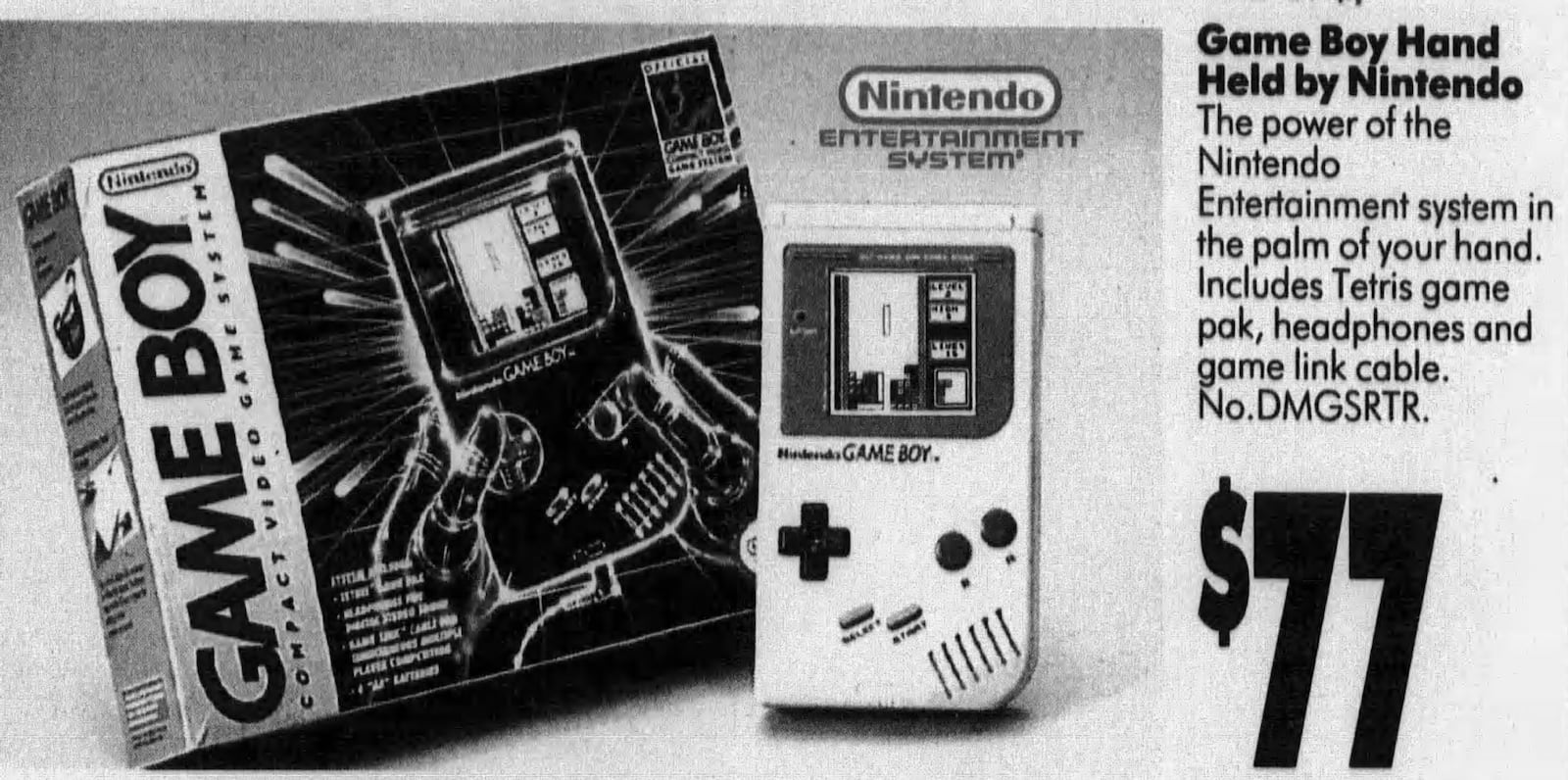 Game Boy ad from the 1990s. DAYTON DAILY NEWS ARCHIVES