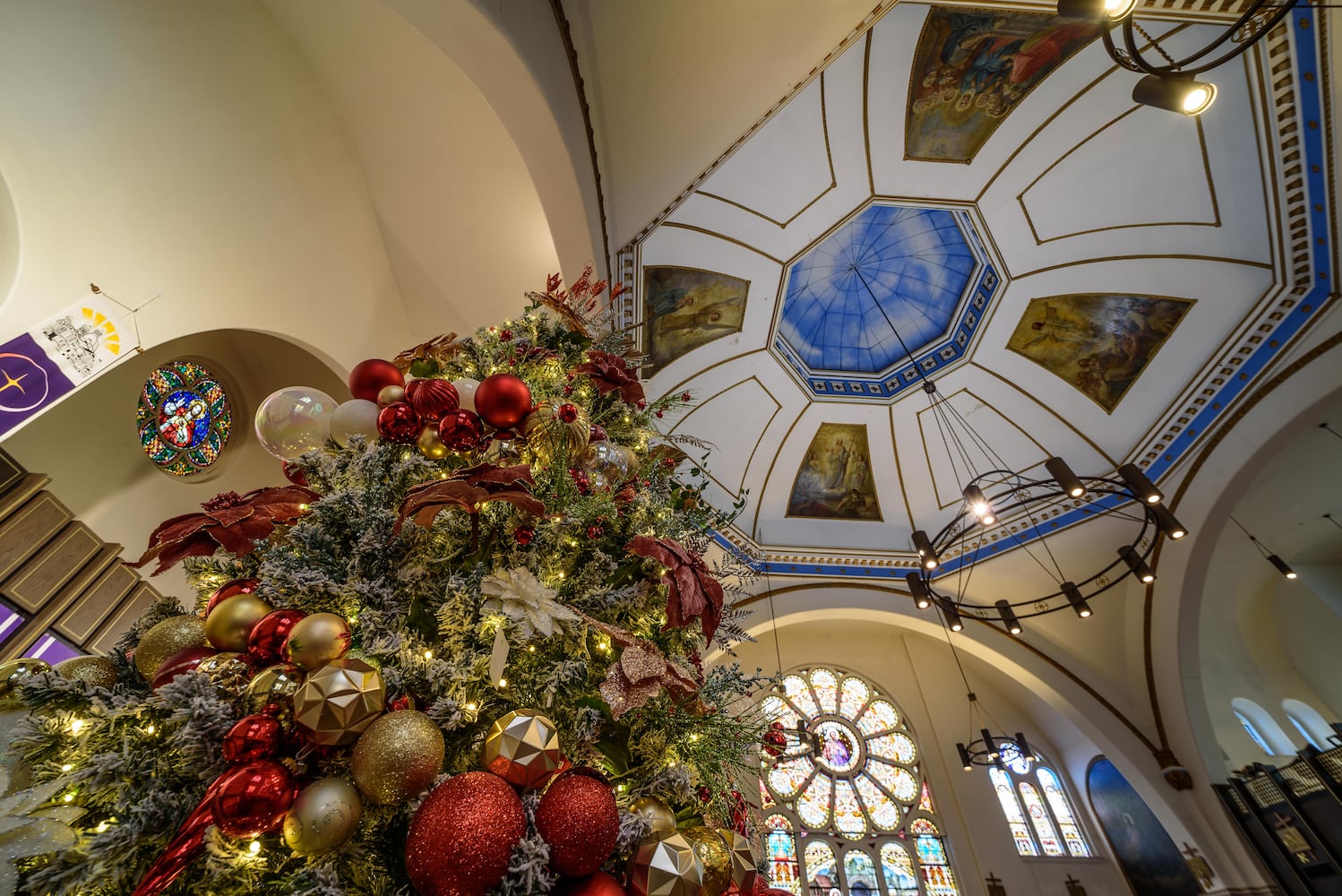 PHOTOS: A look inside Nhà Thờ Thánh Tâm (Sacred Heart Church) in downtown Dayton decorated for Christmas