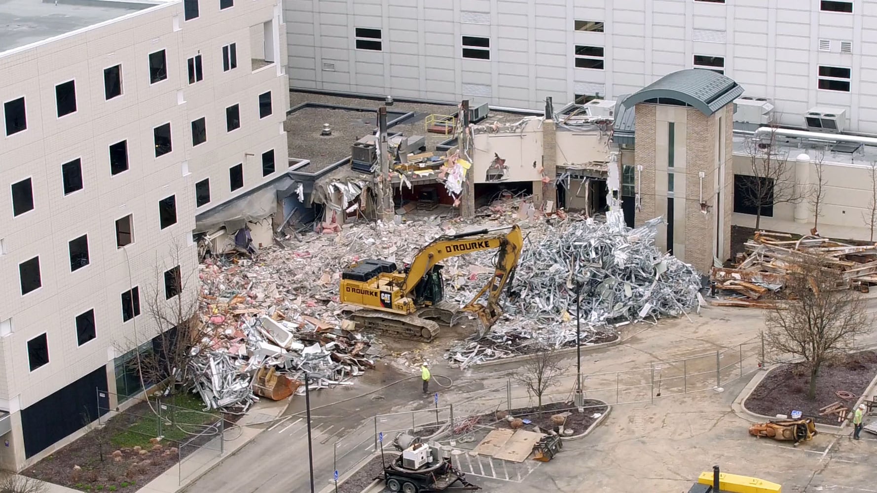 PHOTOS: Demolition of Good Samaritan Hospital continues