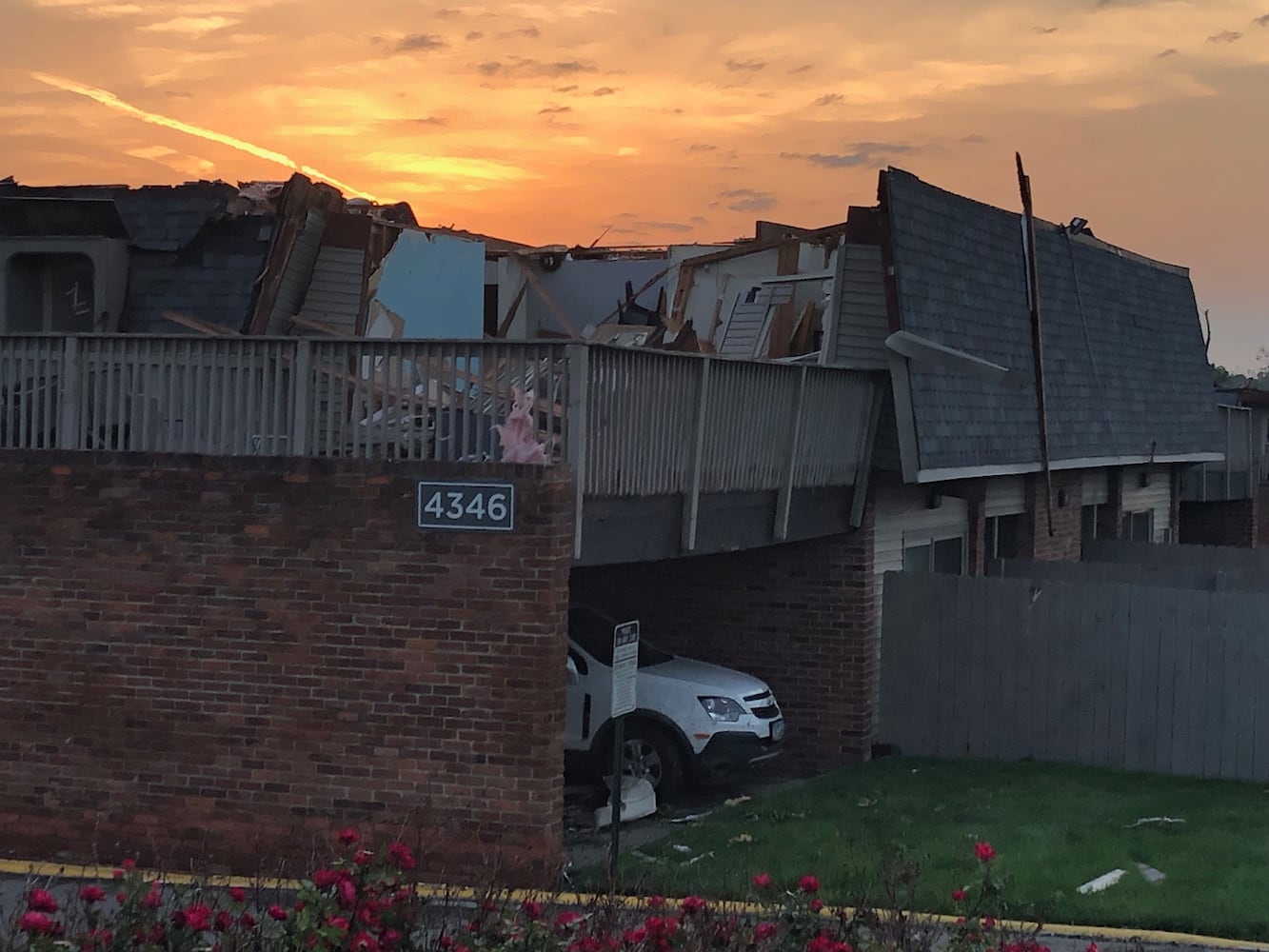 Riverside storm damage