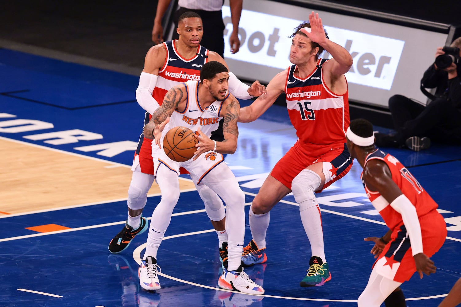 Wizards Knicks Basketball