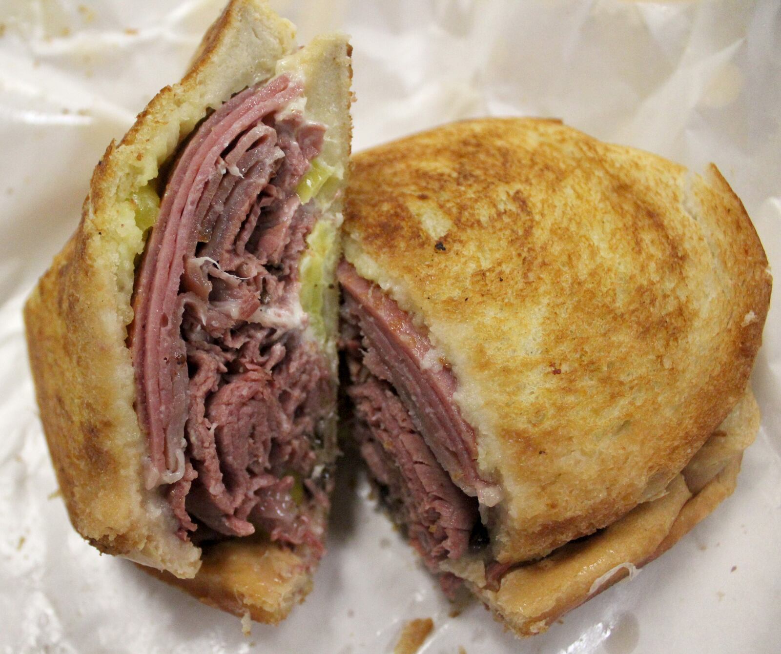 Canal Street Deli and Arcade's take on a Cuban sandwich.