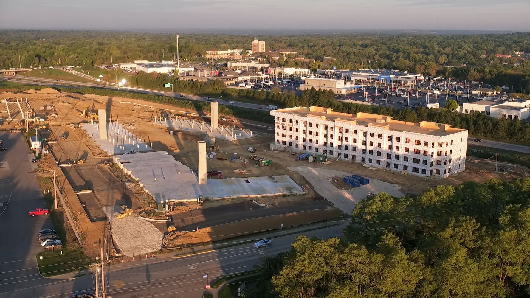 PHOTOS: Construction of huge apartment complex near Cross Pointe