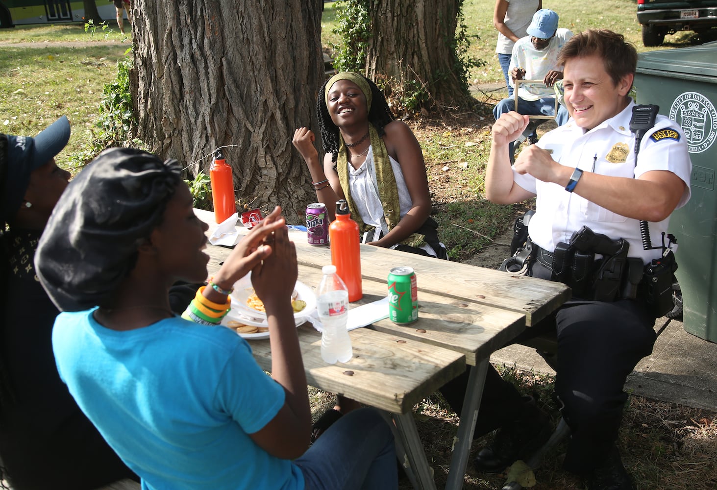 PHOTOS: Dayton Police acclaimed by the Oregon District and city residents during National Night Out