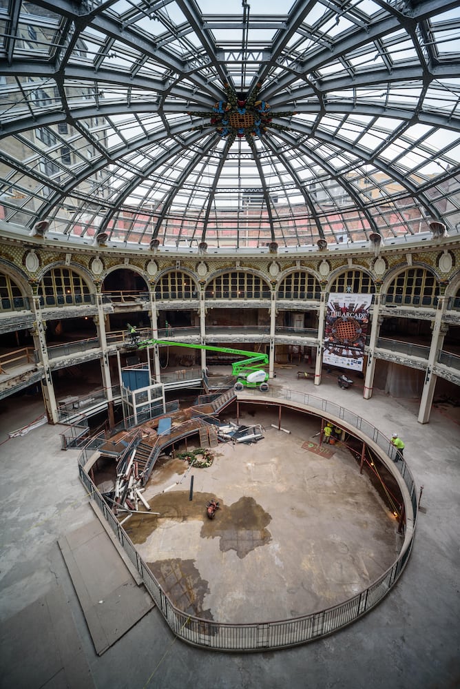 PHOTOS: The latest construction progress on the Dayton Arcade