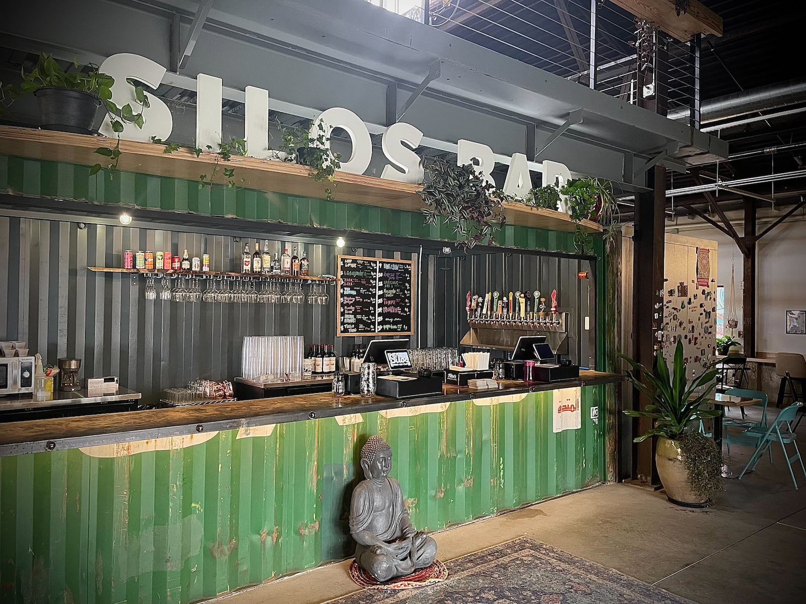 The Silos, a new food hall and beer garden with 13,000-square-feet of outdoor space, is located at 810 E. First St. in Dayton. NATALIE JONES/STAFF