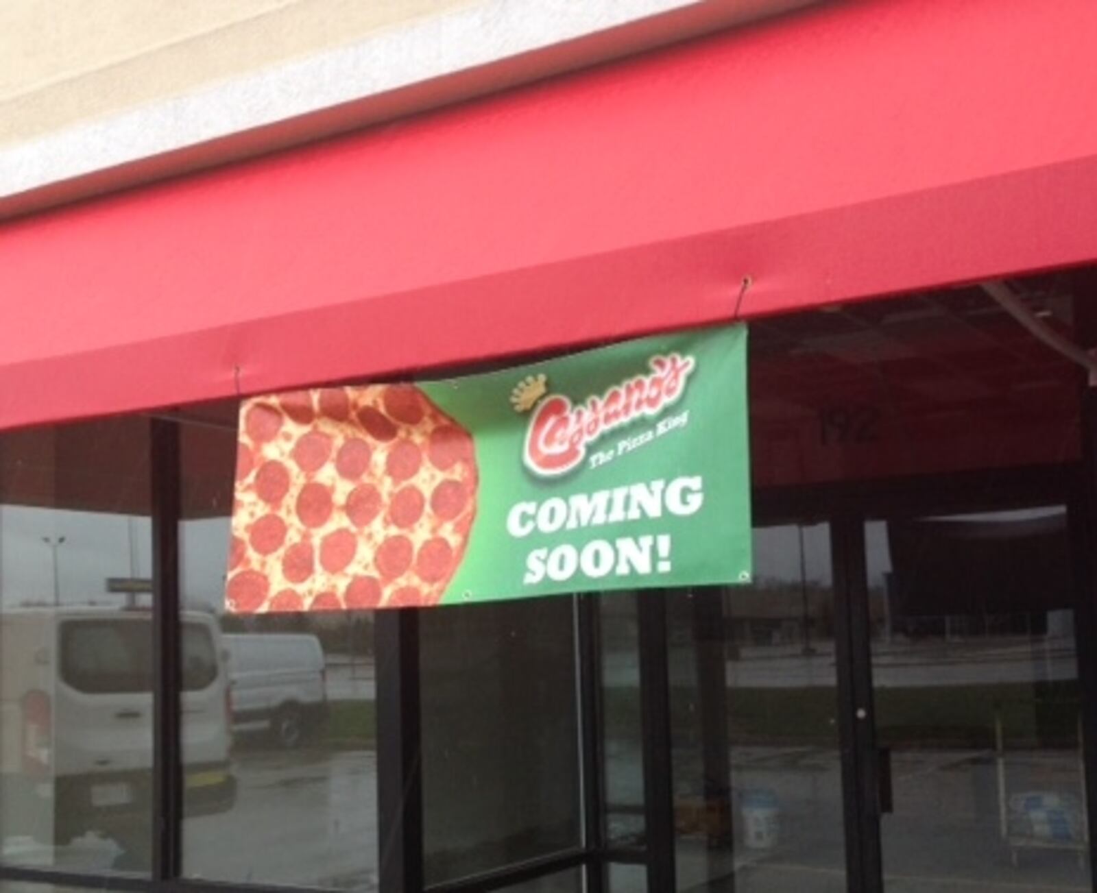 This Cassano’s Pizza King restaurant could open as soon as late April in the Airway Shopping Center. MARK FISHER/STAFF