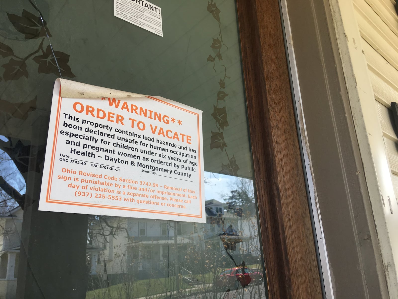 Several houses in the county contain lead hazards and have been declared unsafe for human occupation. KARA DRISCOLL/STAFF