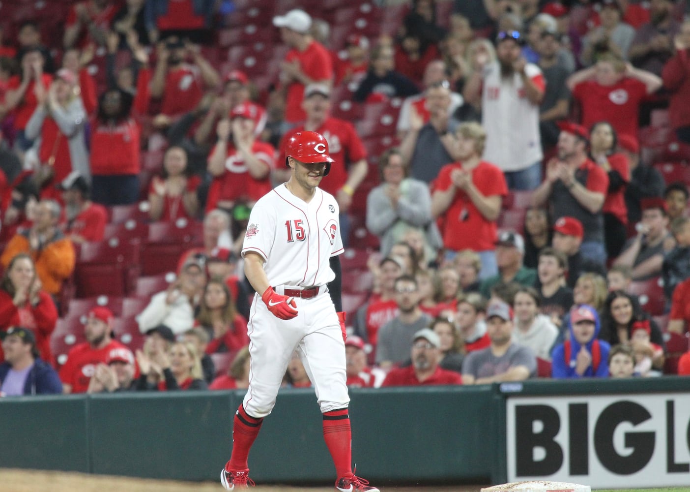 Photos: Nick Senzel’s first big-league game with Reds