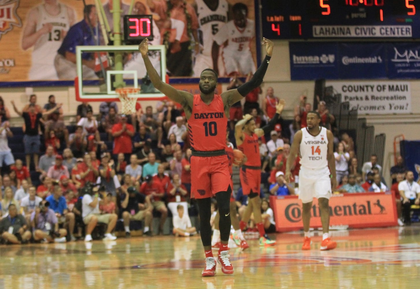 Photos: Dayton Flyers beat Virginia Tech in Maui Invitational semifinals