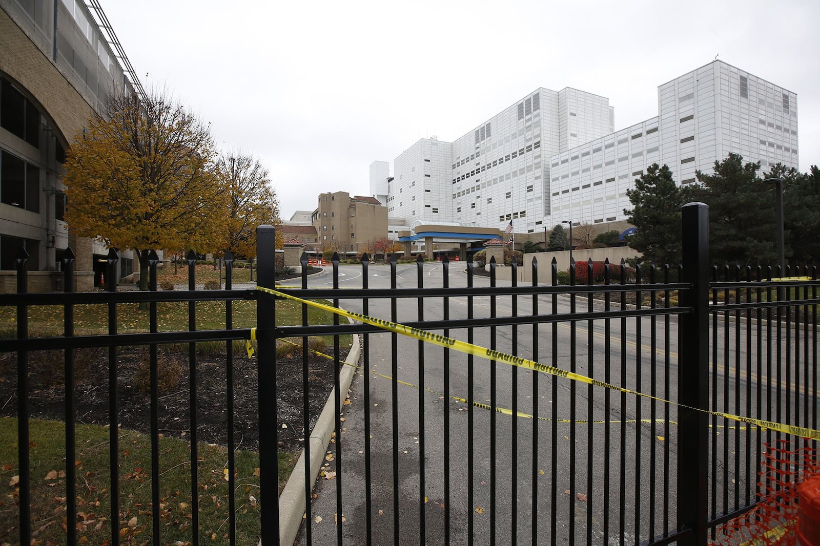 A permanent fence has been erected around of the Good Samaritan Hospital campus. Demolition work at Good Samaritan should start sometime early 2019. The CEO of Premier said it will be a long process and some work should start in the first quarter. TY GREENLEES / STAFF