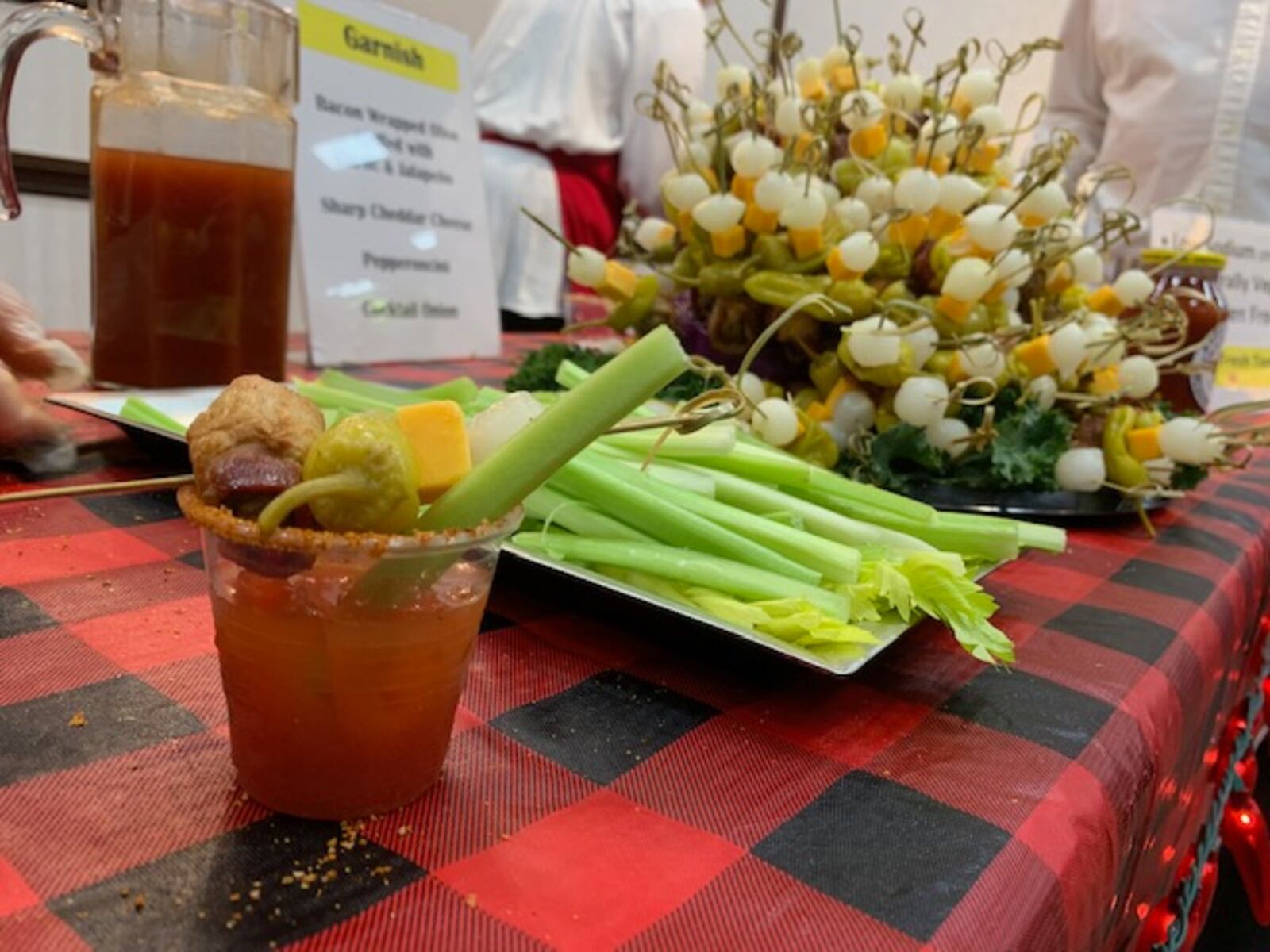 The 2020 Bloody Mary Showdown took place on Sunday, Jan. 26, 2020, at the Mandalay Banquet Center. Restaurants and businesses put their best recipes to the test, and the attendees got to vote for their favorites. ALEXIS LARSEN/CONTRIBUTED