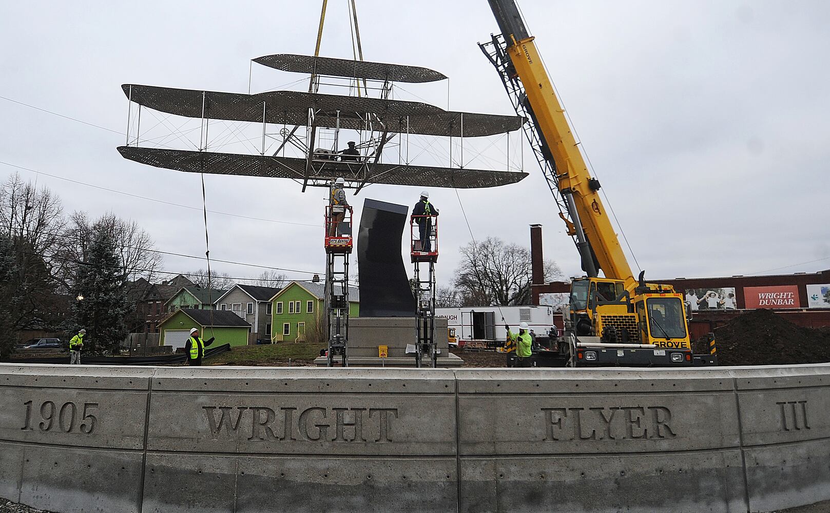 wright flyer sculpture