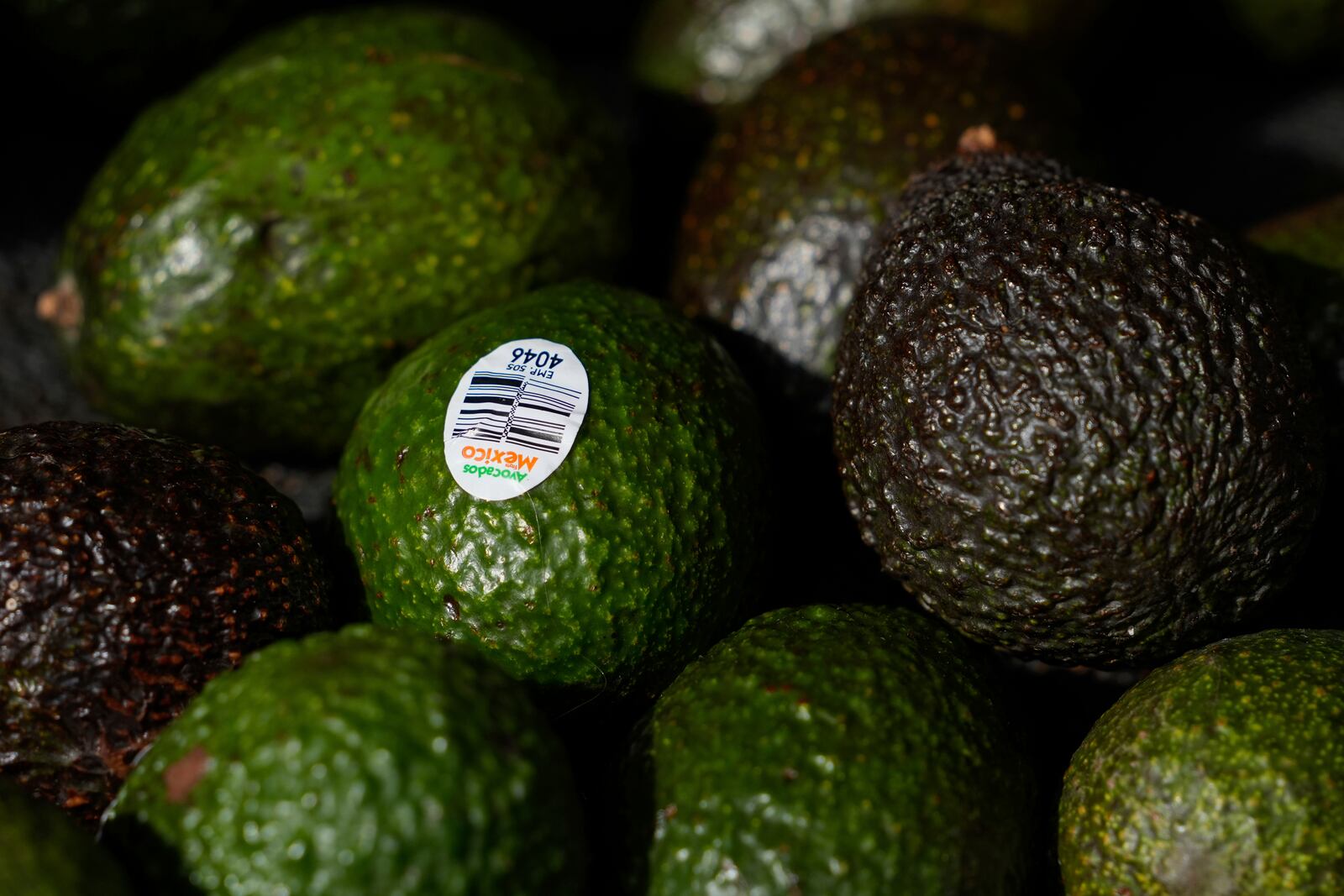 Avocados sit at a grocery store in San Francisco, Tuesday, March 4, 2025. (AP Photo/Godofredo A. Vásquez)