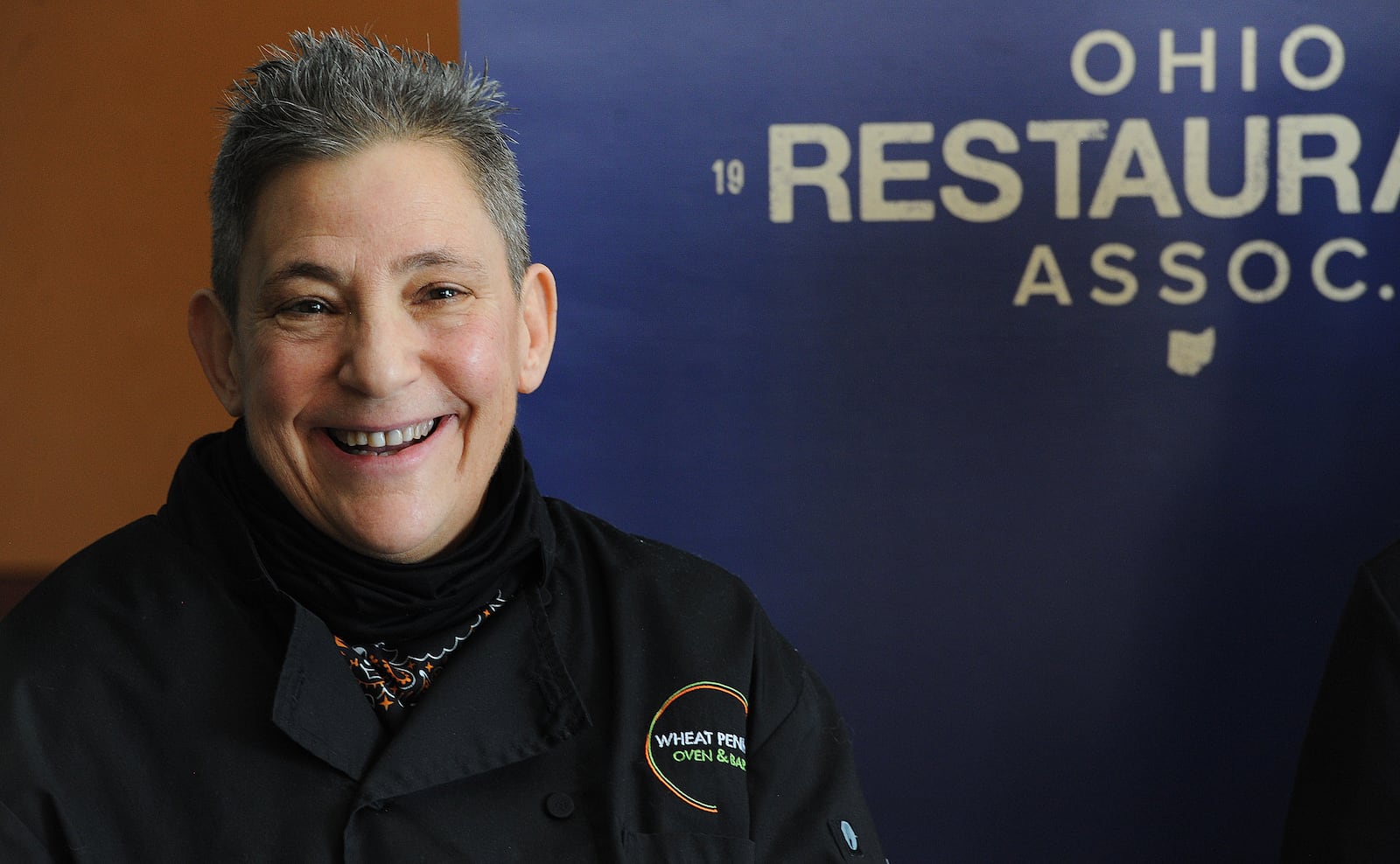 Chef Liz Valenti, co-owner of Wheat Penny Oven & Bar, talked Monday Feb. 28, 2022 about how happy she is that the restaurant industry in Dayton is getting better. MARSHALL GORBY\STAFF