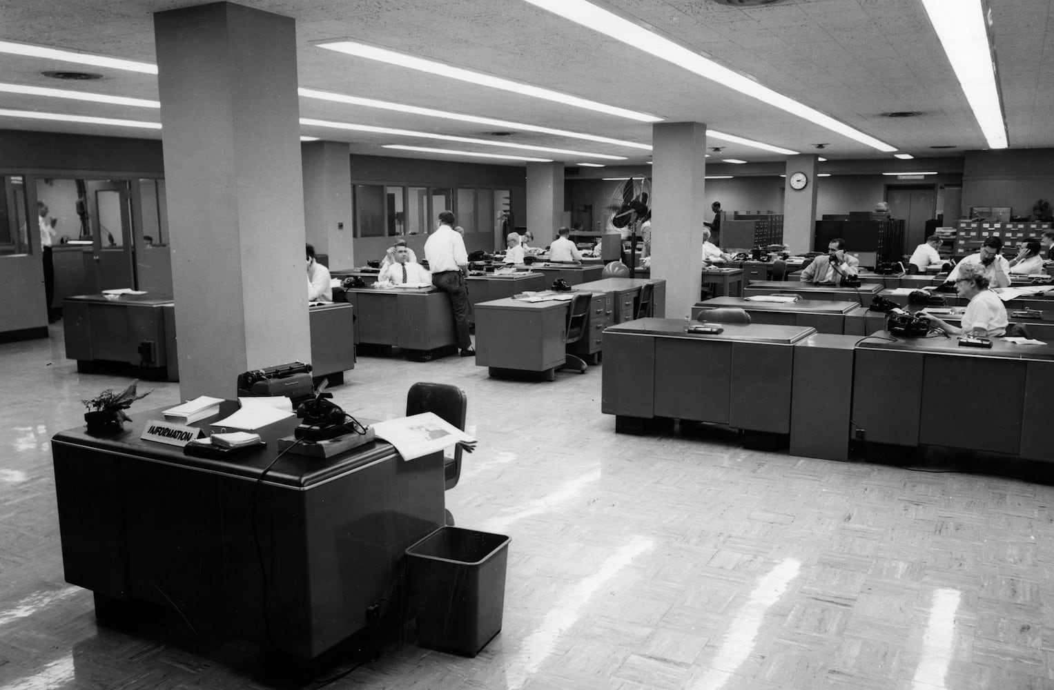 Dayton Daily News building newsroom archives