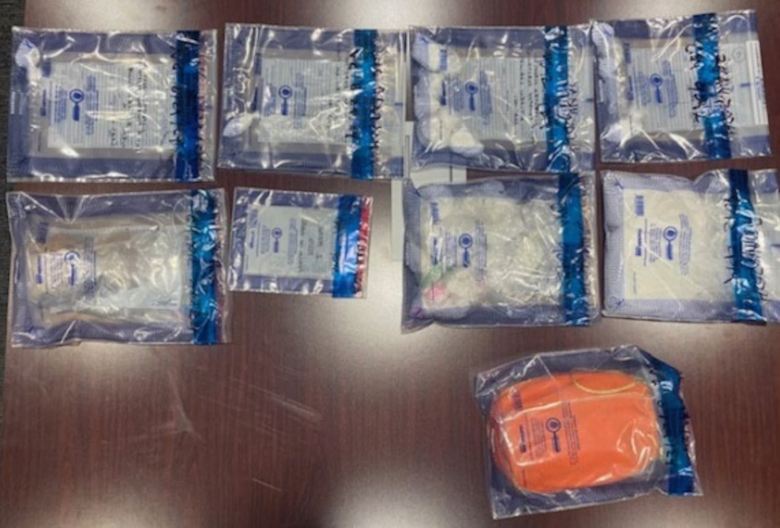 Task force detectives recovered a substantial amount of fentanyl, cocaine, crack cocaine, methamphetamine, cash and seven firearms from the two residences in Dayton. CONTRIBUTED