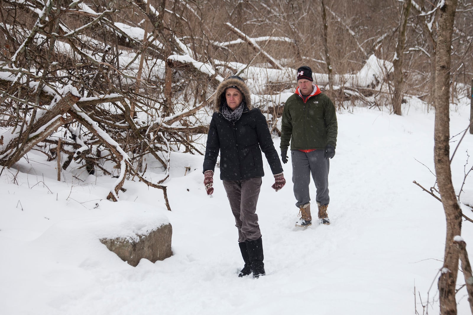 Five Rivers MetroParks chief of public safety Mark Hess suggests hiking with with a friend in the winter - CONTRIBUTED