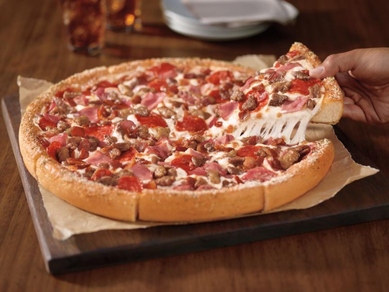 Pizza Hut's meat lover's pizza. (Source: Pizza Hut)