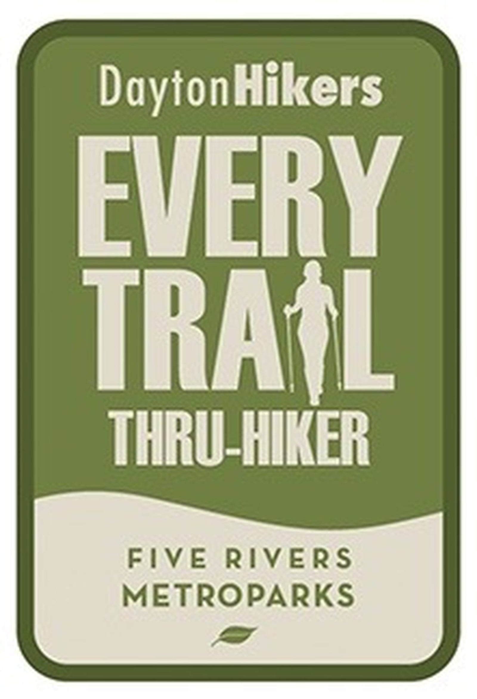 Those who complete The Every Trail MetroPark Challenge Series will receive a thru-hiker patch. CONTRIBUTED