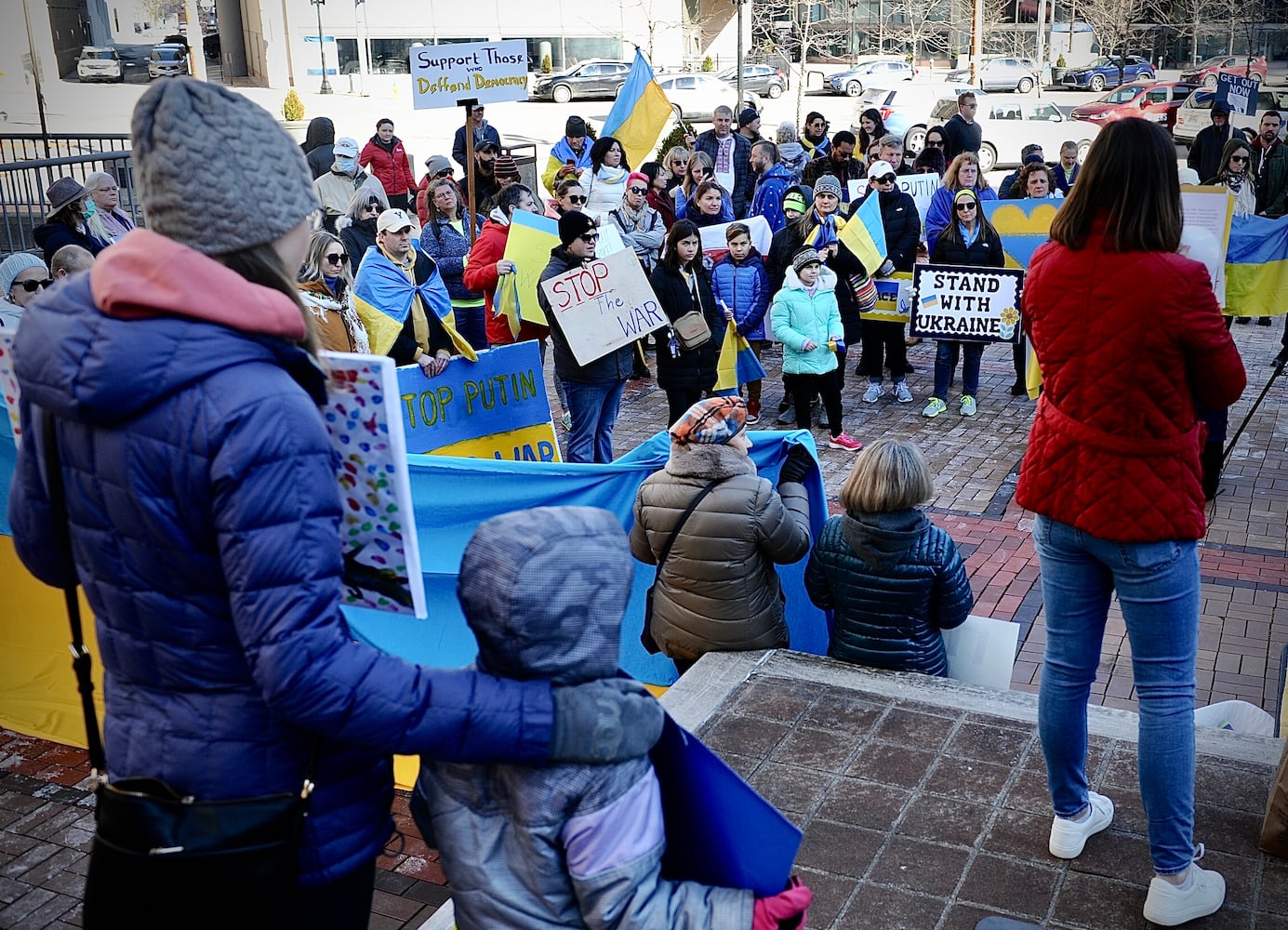 Dayton Ukraine protest