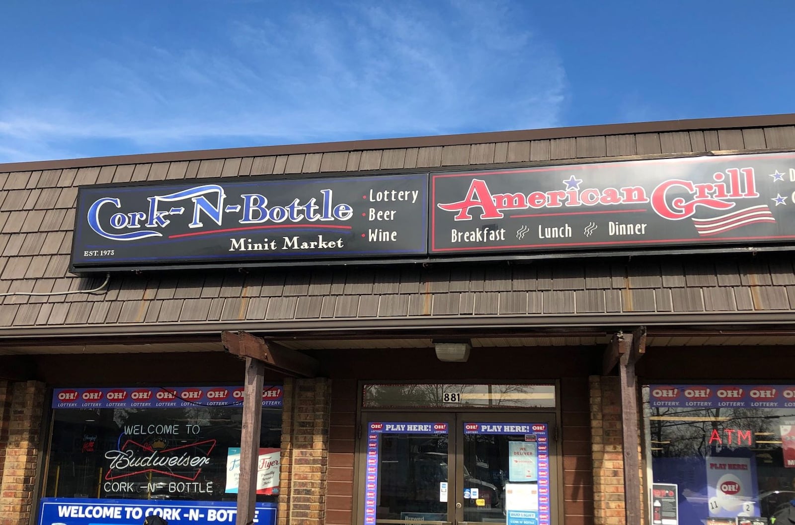 The Cork-N-Bottle Minit Market and American Grill in Centerville is for sale.