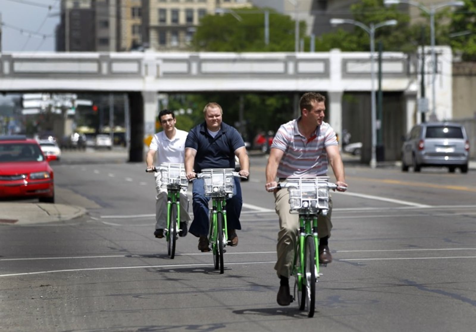 Link bike share heats up during mild winter. STAFF