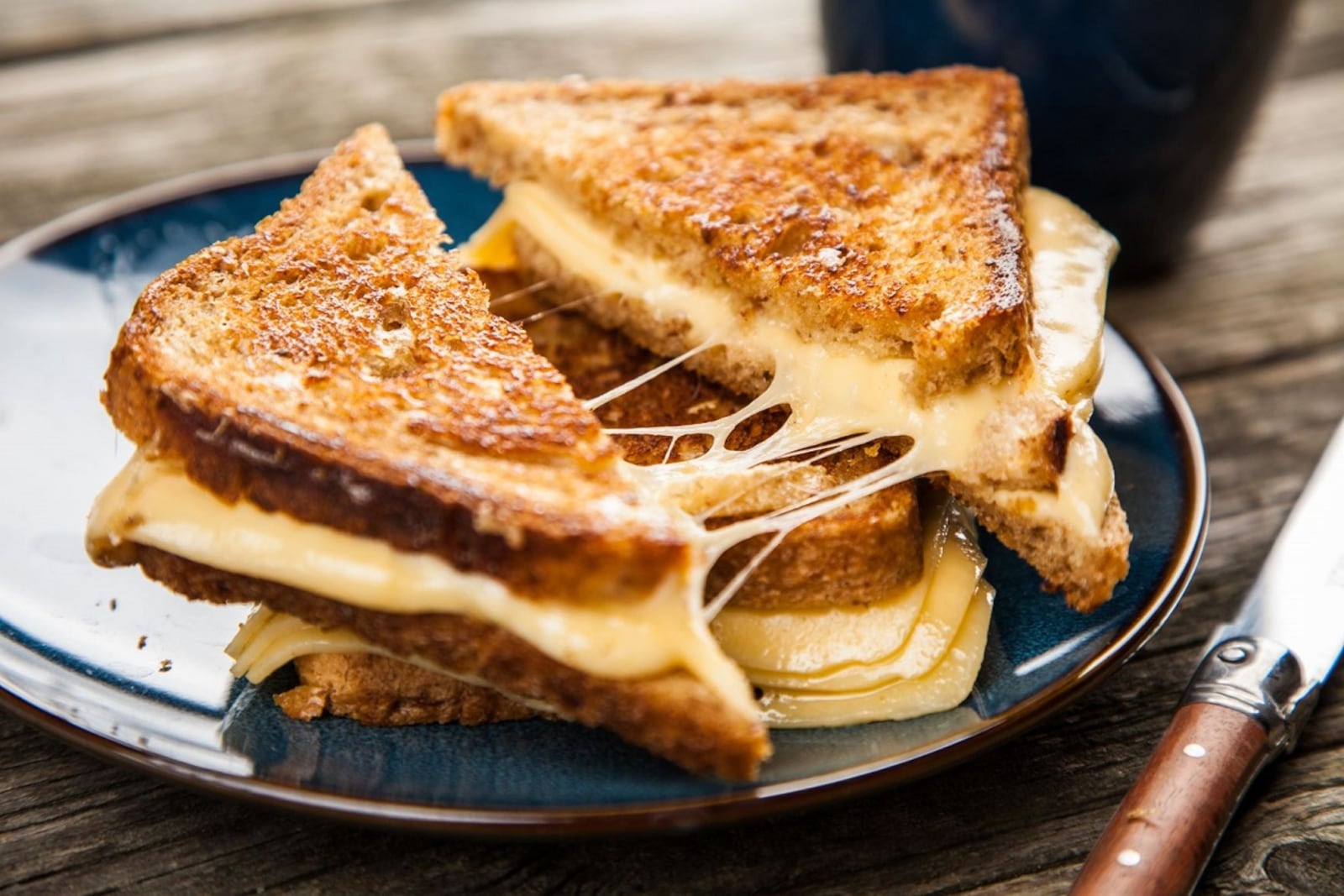 Celebrate the grilled cheese sandwich in April.