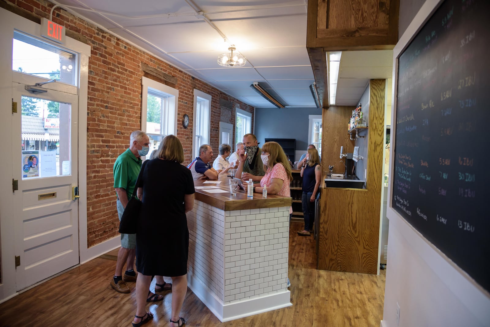 Here's a look at the soft opening of Chaffee's Brewhouse, located at 15 S. Second St. in downtown Tipp City. The brewhouse features a full bar with Ohio craft beer, craft cocktails, mocktails, wine and carryout beer. Patrons are encouraged to support nearby local restaurants by ordering food and bringing it into the brewhouse. Did we spot you there? TOM GILLIAM/CONTRIBUTING PHOTOGRAPHER