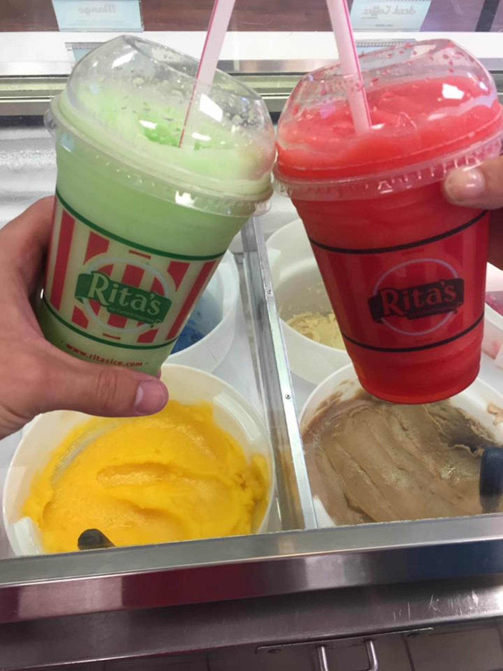 Rita’s Italian Ice will offer a free treat today, Monday March 20, at 3371 E. Stroop Road in Kettering. Photo from Rita’s Kettering Facebook page