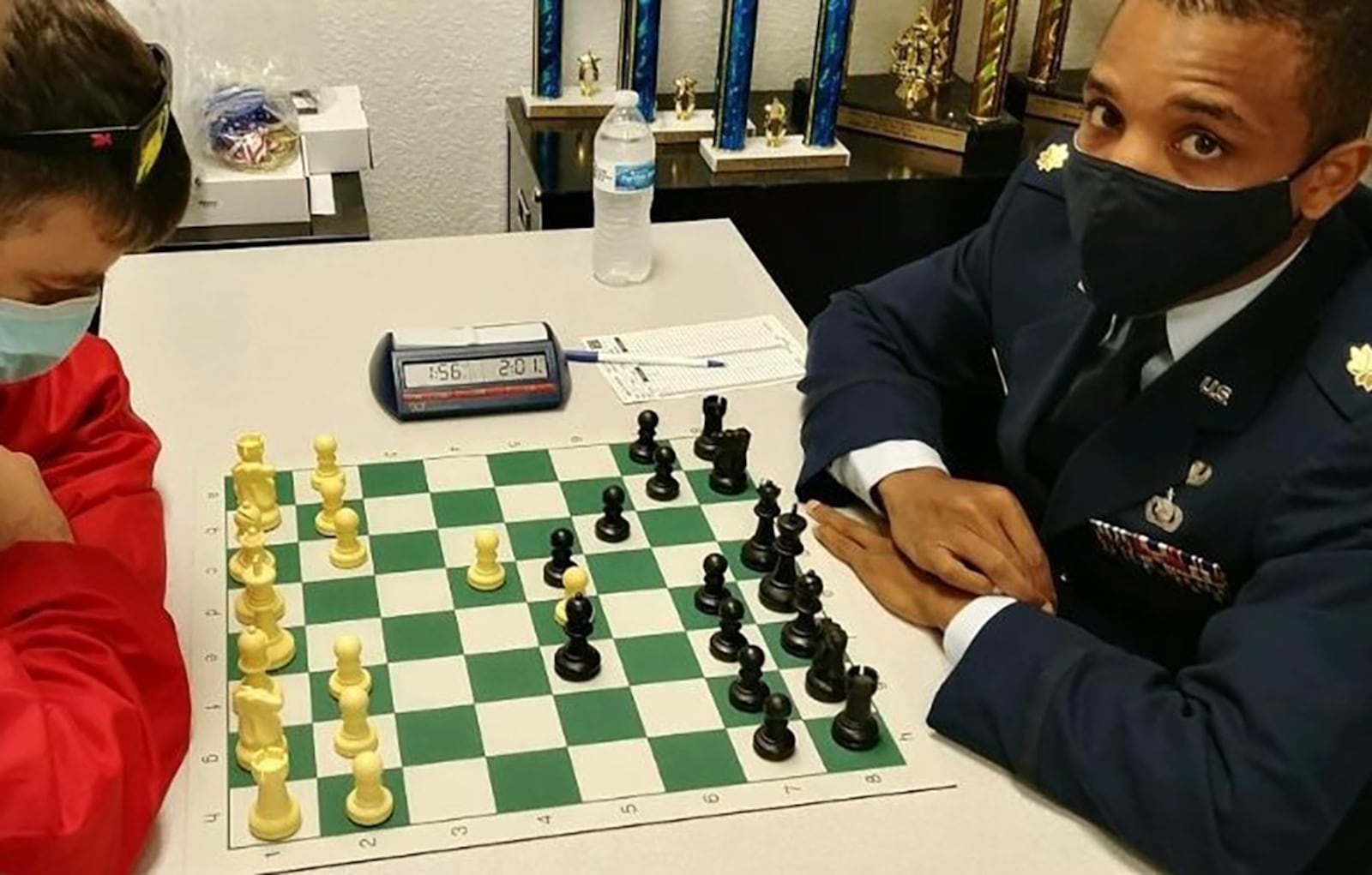 Maj. Gordon Randall, director of operations, 88th Comptroller Squadron, competes to finish second in the Air Force and fourth overall in the 61st annual U.S. Armed Forces Chess Championship, Oct. 10-12 in Virginia Beach, Va. Between 2006 and 2020, Randall participated in the U.S. Armed Forces Chess Championship 10 times and in 149 total national and international tournaments. CONTRIBUTED PHOTO