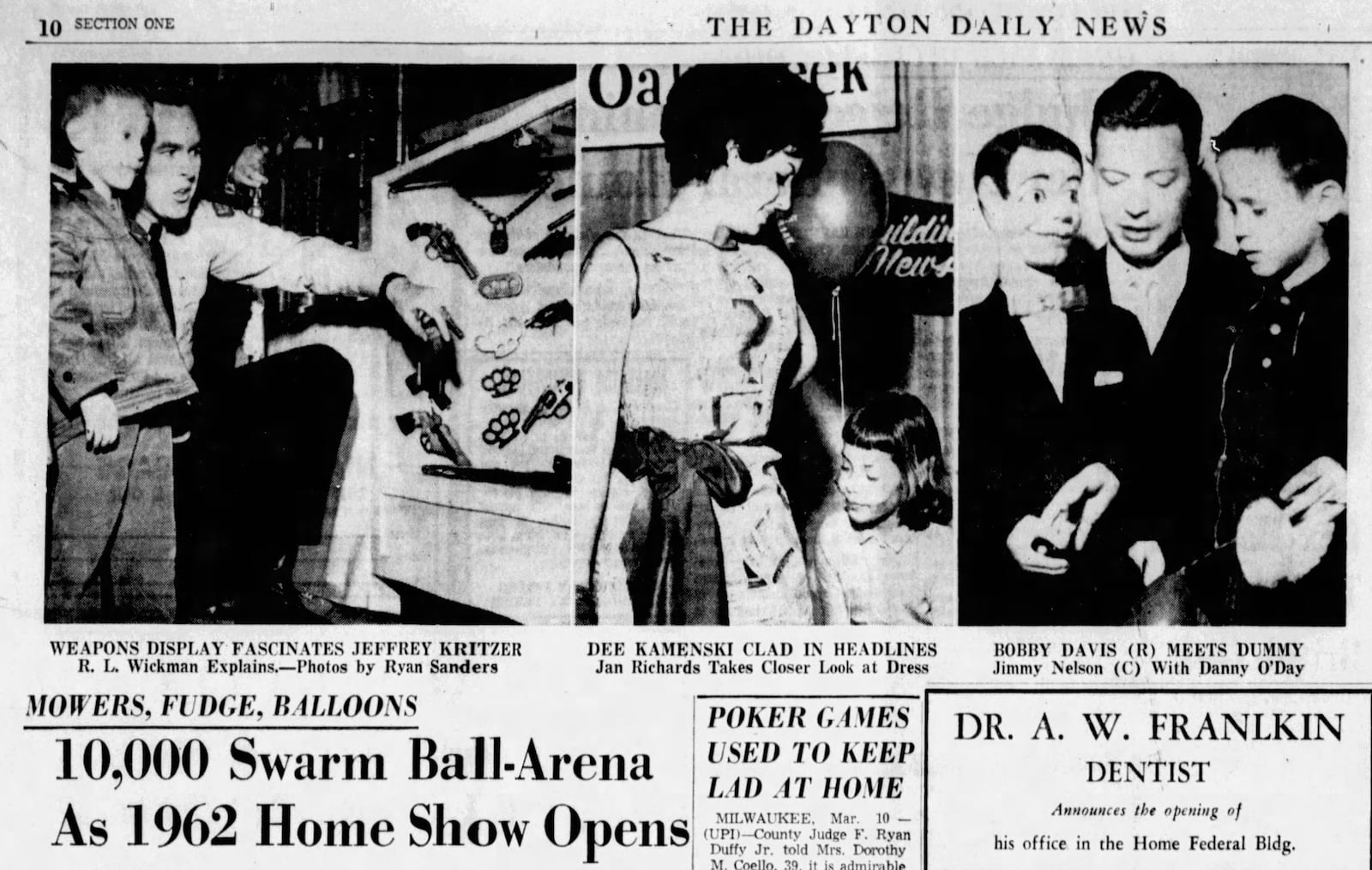 Dayton Daily News Mar. 11, 1962. DAYTON DAILY NEWS ARCHIVES