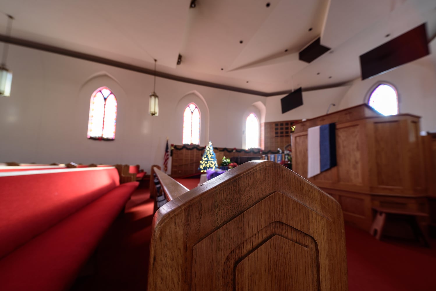 PHOTOS: A look inside Sulphur Grove Church in Huber Heights decorated for Christmas