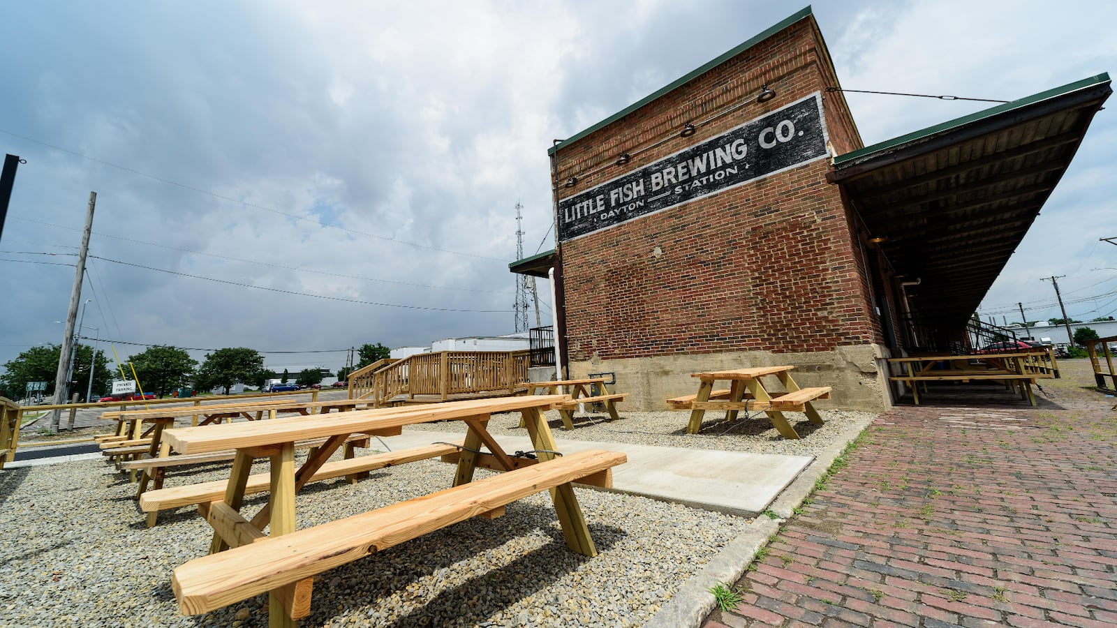 Construction has wrapped up on Athens, Ohio based Little Fish Brewing Company’s second location at 116 Webster St. in downtown Dayton’s Webster Station historic district. Here’s a sneak peek inside Little Fish’s new Dayton Station, a former railroad warehouse redeveloped by Columbus based The Windsor Companies. A grand opening date is to be announced. TOM GILLIAM / CONTRIBUTING PHOTOGRAPHER