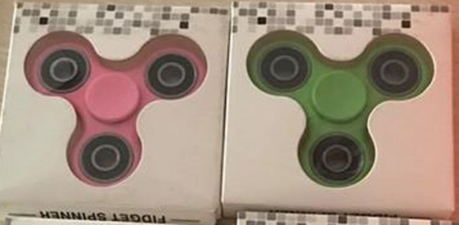 Fidget spinners.