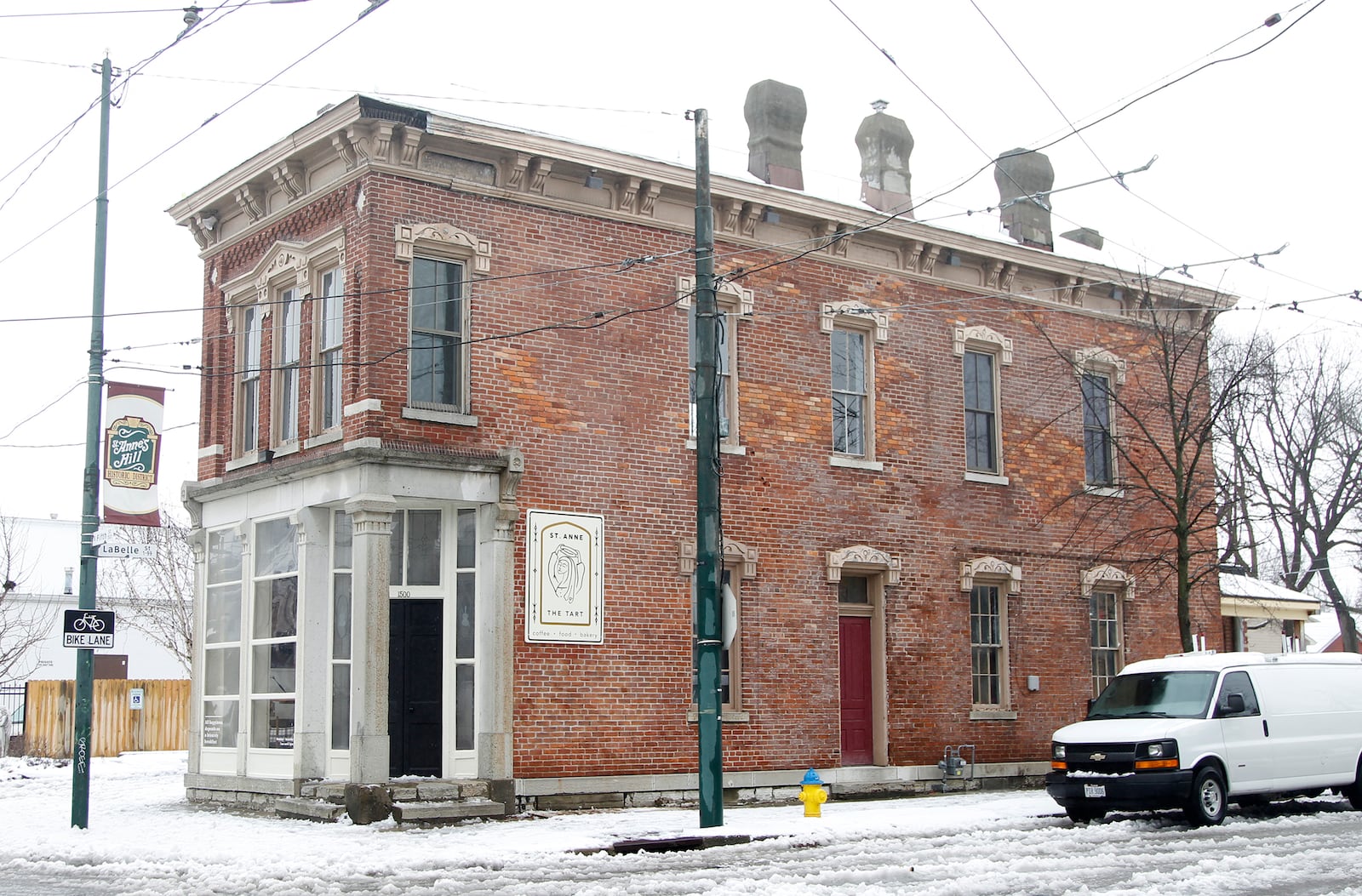 St. Anne the Tart, a new bakery and coffee house in Dayton's St. Anne's Hill historic neighborhood, will open at the beginning of March. The new establishment will have coffee, sweet and savory tarts, soups, sandwiches and more.   LISA POWELL / STAFF