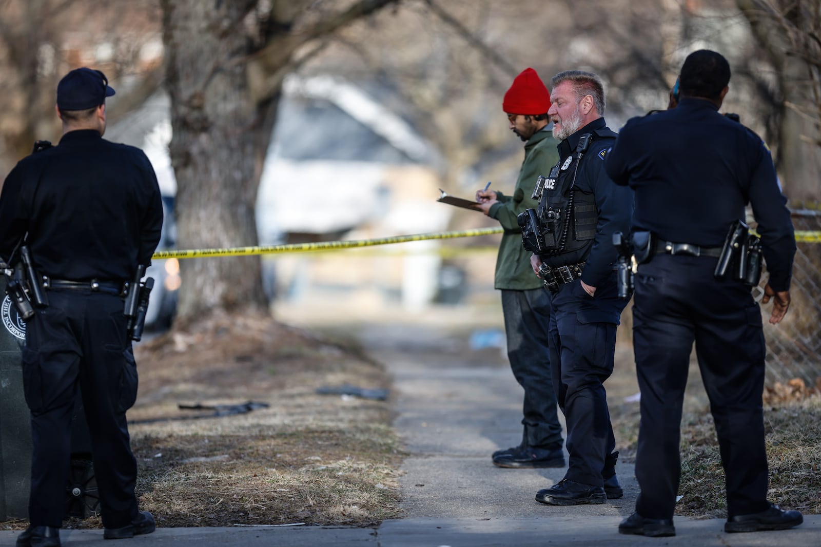 A 5-year-old boy was hit by a vehicle Wednesday, March 2, 2022, in the 2800 block of Revels Avenue in Dayton. Police said the boy was one of three children playing inside the vehicle when the boy jumped out and was struck. JIM NOELKER / STAFF