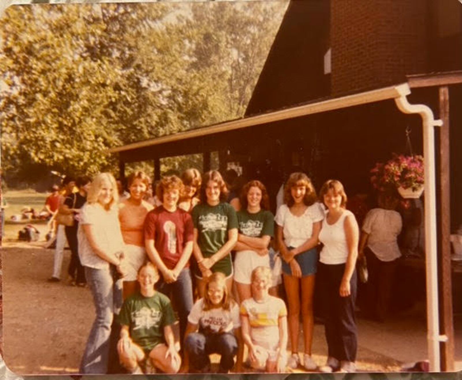 Linda Duval attended Camp Ko-Man-She as a child and made many lifelong friendships. She (second row middle in all green) is shown in 1983 with other campers. The camp serves children with diabetes, CONTRIBUTED