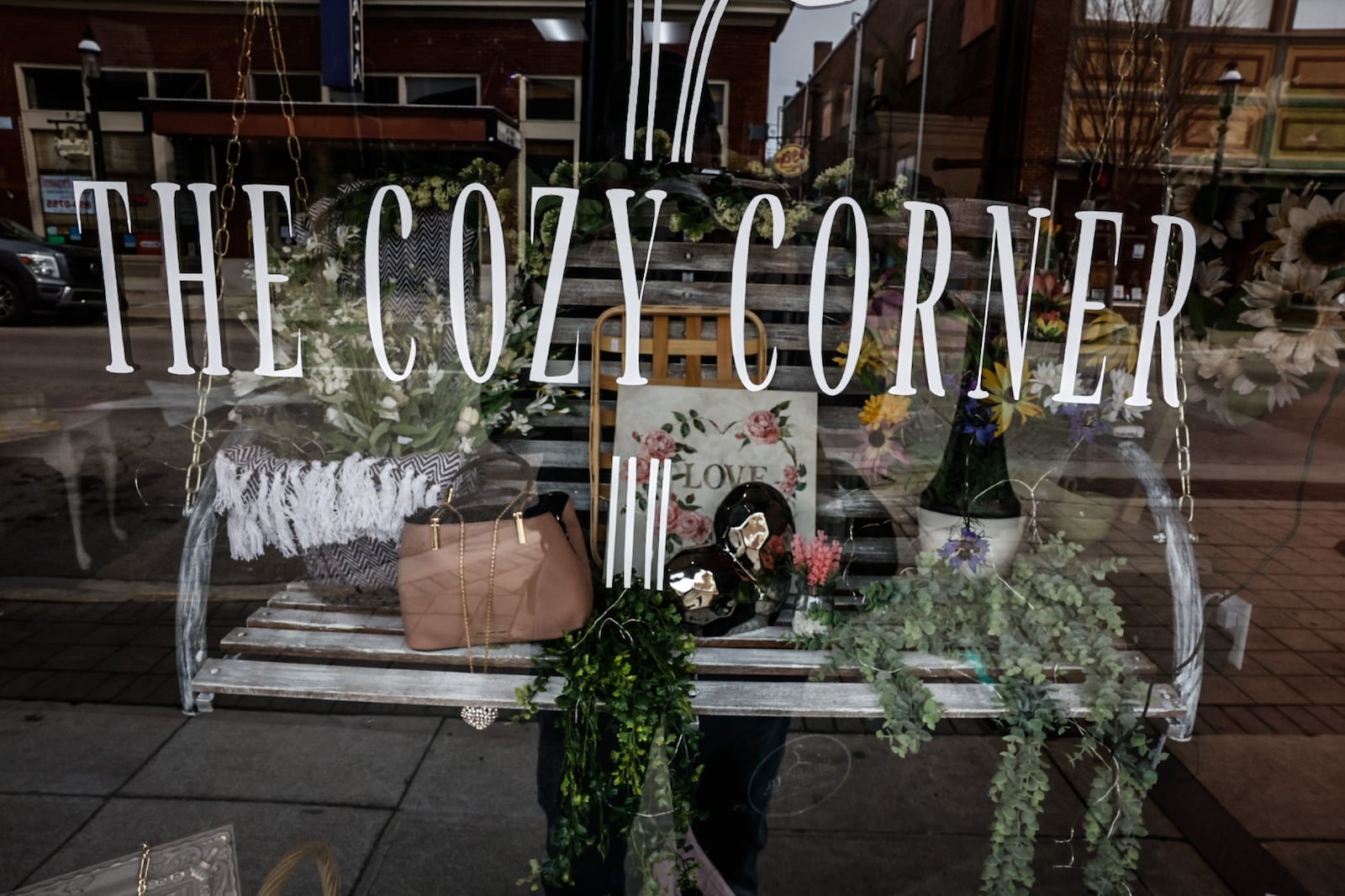 The Cozy Corner is a new store on Main Street in downtown Miamisburg featuring home decor, fashion jewelry and vintage furniture. JIM NOELKER/STAFF